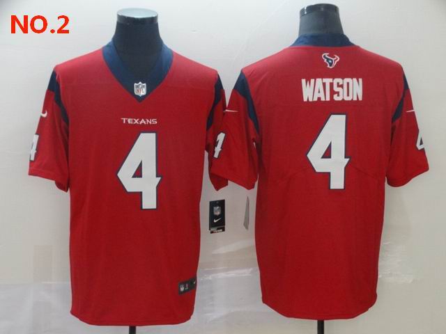 Houston Texans#4 Deshaun Watson Men's Nike Jersey NO.2;